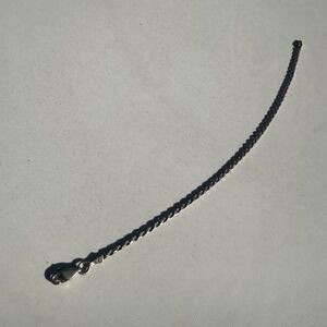 Sterling Silver Rope Chain Bracelet 925 Clasp